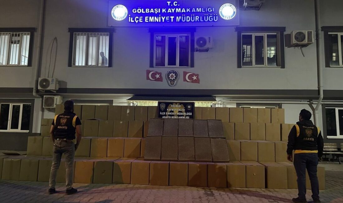 Adıyaman’ın Gölbaşı ilçesinde polis ekiplerince şüphe üzerine durdurulan tırda 5