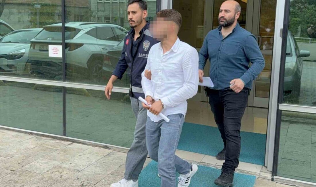 Samsun’da tartıştığı şahsı darbedip silahla havaya ateş açtığı iddia edilen