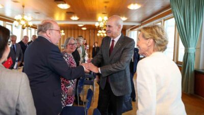 TBMM Başkanı Numan Kurtulmuş, Finlandiya’nın başkenti Helsinki’de Finlandiya İslam Cemaatini