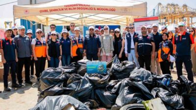 Tekirdağ’ın Süleymanpaşa ilçesinde Barbaros Balıkçı Barınağı’nda, 5 Haziran Dünya Çevre