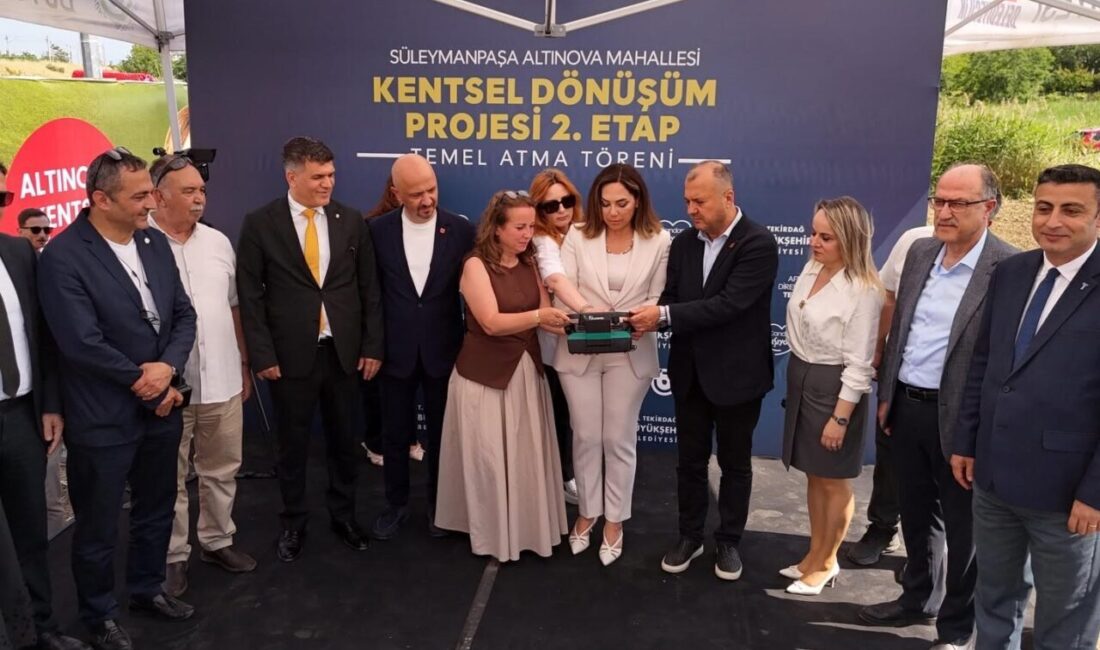 Tekirdağ Büyükşehir Belediyesi tarafından Süleymanpaşa ilçesi Altınova Mahallesi’nde hayata geçirilecek
