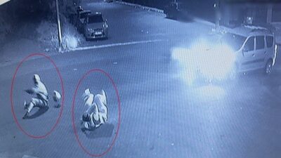 Tekirdağ Çorlu’da sollama yapmak isteyen otomobilin çarptığı motosikletten fırlayan 2