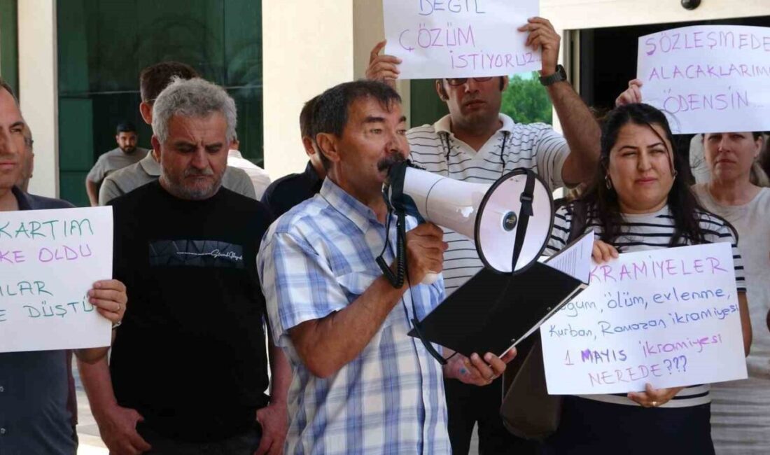 Konyaaltı Belediyesi’ne bağlı Tüm Bel-sen bünyesinde çalışan 227 işçi, 2