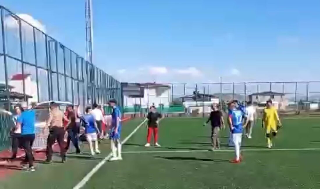 Kahramanmaraş’ın Türkoğlu ilçesinde oynanan 2. Amatör Lig şampiyonluk maçının ardından