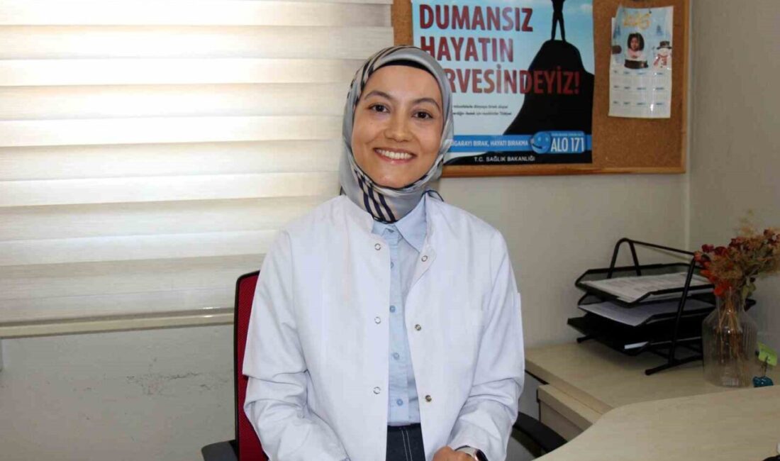 Denizli Sümer KETEM Sigara Bırakma Polikliniği’nde görevli Uz. Dr. Sümeyye