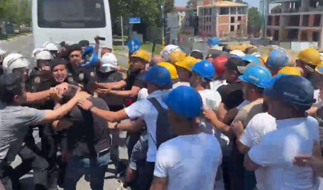 Edirne’nin Uzunköprü ilçesindeki Kiremitçiler Grup bünyesindeki Özşen Madencilik işçileri, yaklaşık