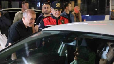 Elazığ’da İl Emniyet Müdürlüğünce gerçekleştirilen genel huzur uygulamasına katılan Vali