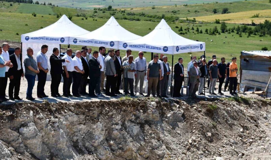 Samsun’un Vezirköprü ilçesinde yapım çalışmaları devam eden Karma Organize Sanayi
