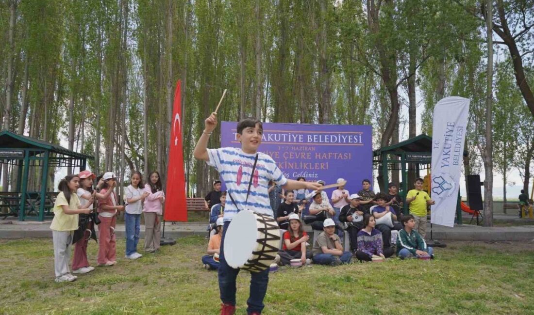 Yakutiye Belediyesi tarafından ’1-7 Haziran Çevre Haftası’ etkinlikleri kapsamında düzenlenen