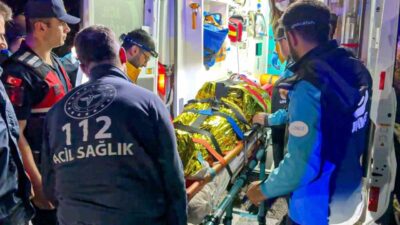 Çorum’da havada yamaç paraşütünün dolaşması sonucu dere yatağına çakılan sağlık