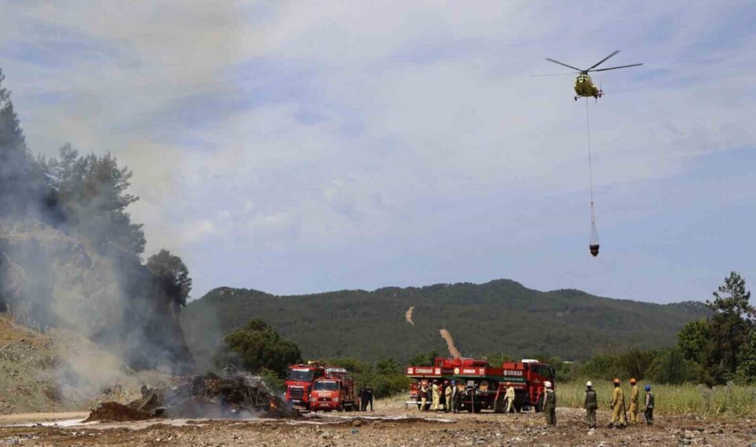 Muğla’da orman yangınlarına karşı hazırlık seviyesini artırmak amacıyla AFAD ve