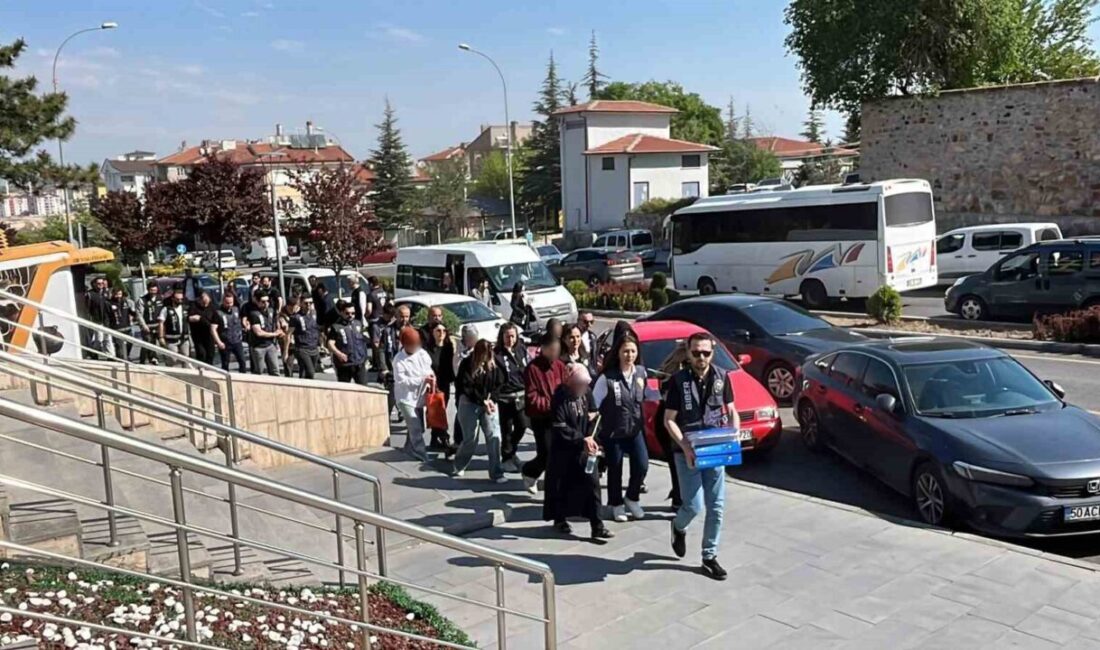 Nevşehir merkezli 27 ilde yasa dışı bahis şebekesine yönelik düzenlenen