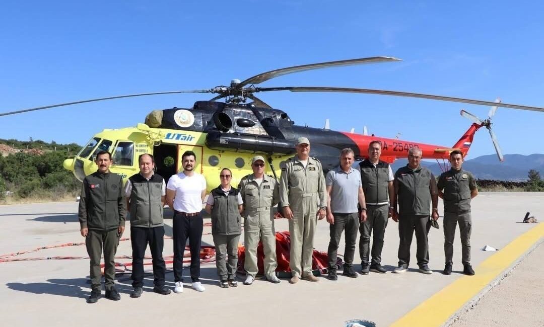 Yangın sezonunun başlamasıyla birlikte Muğla’nın Yatağan ilçesinde konuşlu yangın söndürme
