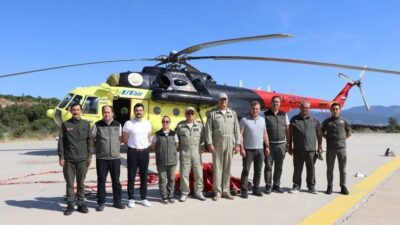 Yangın sezonunun başlamasıyla birlikte Muğla’nın Yatağan ilçesinde konuşlu yangın söndürme