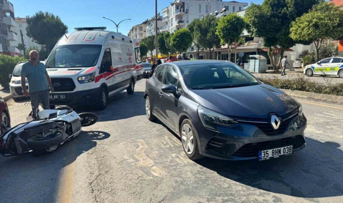 Muğla’nın Ortaca ilçesinde iddiaya göre yayaya yol vermek için duran