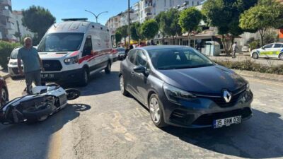Muğla’nın Ortaca ilçesinde iddiaya göre yayaya yol vermek için duran