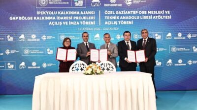 Sanayi ve Teknoloji Bakanı Mehmet Fatih Kacır’ın katılımıyla Gaziantep Organize