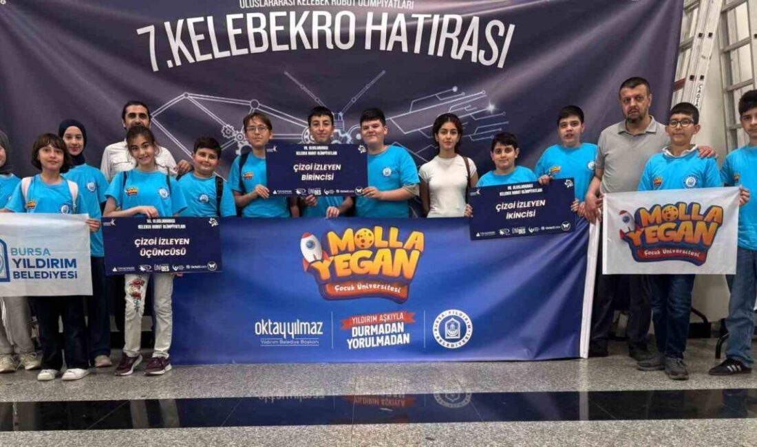 7. Uluslararası Kelebek Robot Olimpiyatları’na damga vuran Molla Yegan Çocuk
