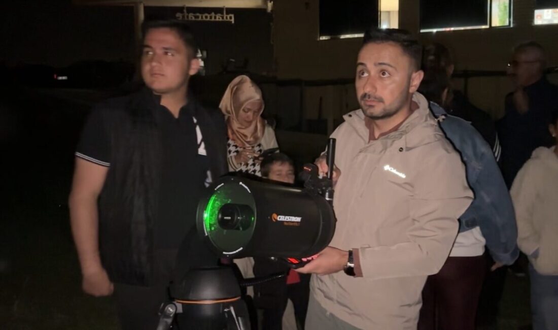 Hakkari’nin Yüksekova ilçesinde, öğrencilere astronomiyi sevdirmek ve bilimsel farkındalık oluşturmak