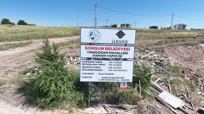 Sorgun Termal Hamam Projesi’nde çalışmalar hızla devam ediyor